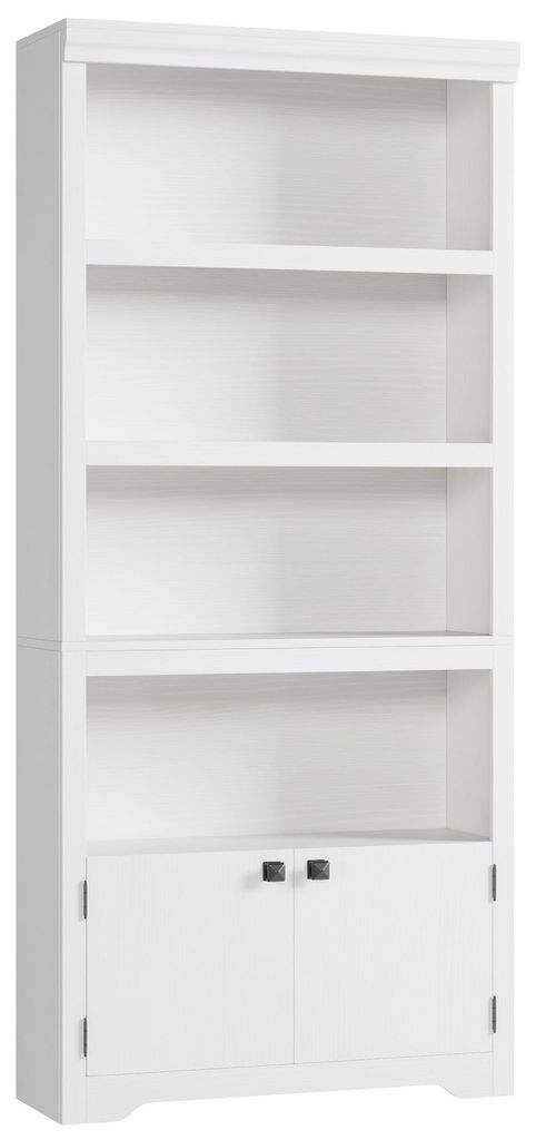 Bücherregal 5 Ebenen mit 2 Türen Breite 80 cm (W800) Produktbild 