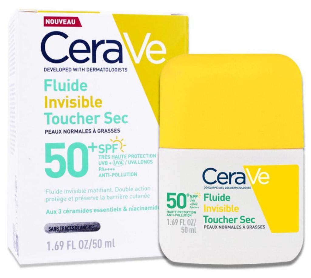 CeraVe Solar opaľovací fluid Fluid for Dry Skin SPF 50+ 50 Obrázok produktu 