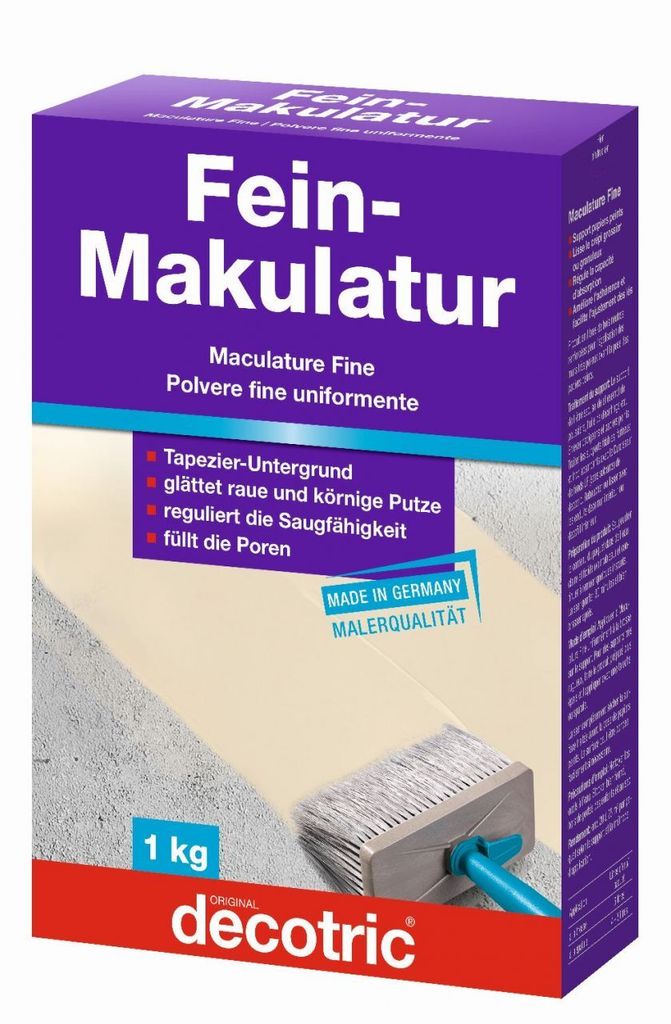 Decotric Fein-Makulatur 1 kg Produktbild 