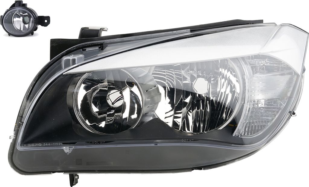 Johns, Scheinwerfer Front passend für BMW X1 E84 07/12- H7 H7 Links + Nebelscheinwerfer 63117290233 7290233 63176924655 6924655
