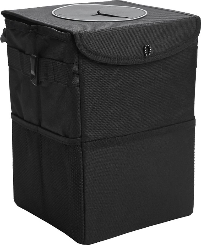 Faltbare Auto-Aufbewahrungstasche, wasserdicht, auslaufsicher, Oxford-Stoff, zum Aufhängen, Auto-Mülleimer, Mülleimer, Autozubehör