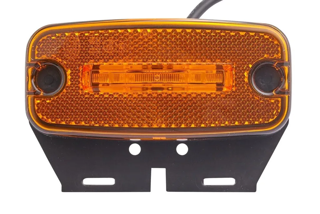 Feu d'Encombrement LED HELLA Anti-Vibration avec Support pour Remorque