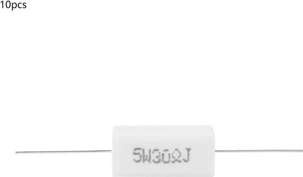 10er Set Zementwiderstände 5W 30Ω 5% Leistungswiderstände – Hochwertige Metalloxid-Widerstände für Elektronische Schaltungen