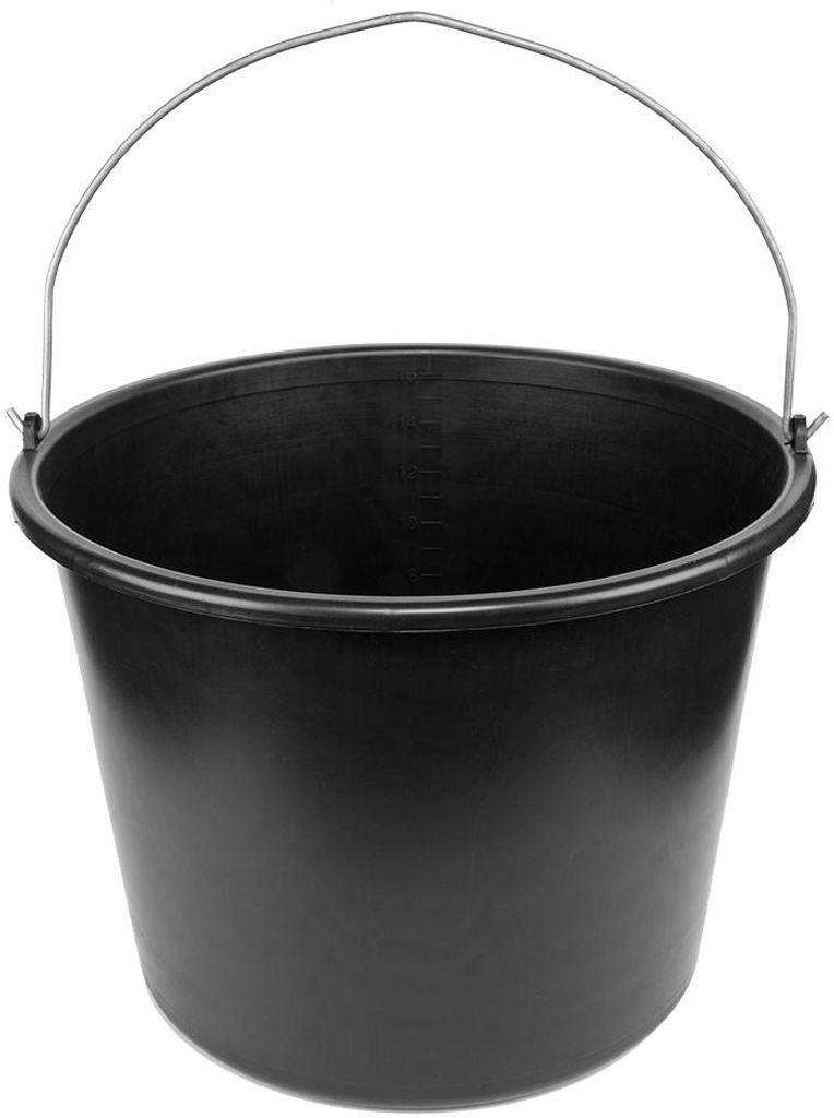 Bradas Baueimer 20 Liter PVC schwarz Produktbild 