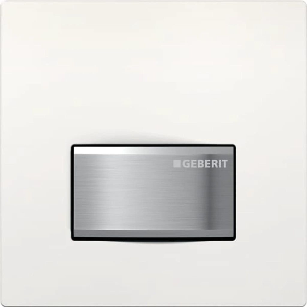 Geberit Urinalsteuerung mit pneumatischer Spülauslösung, Betätigungsplatte Typ 50, 116.016.11.5