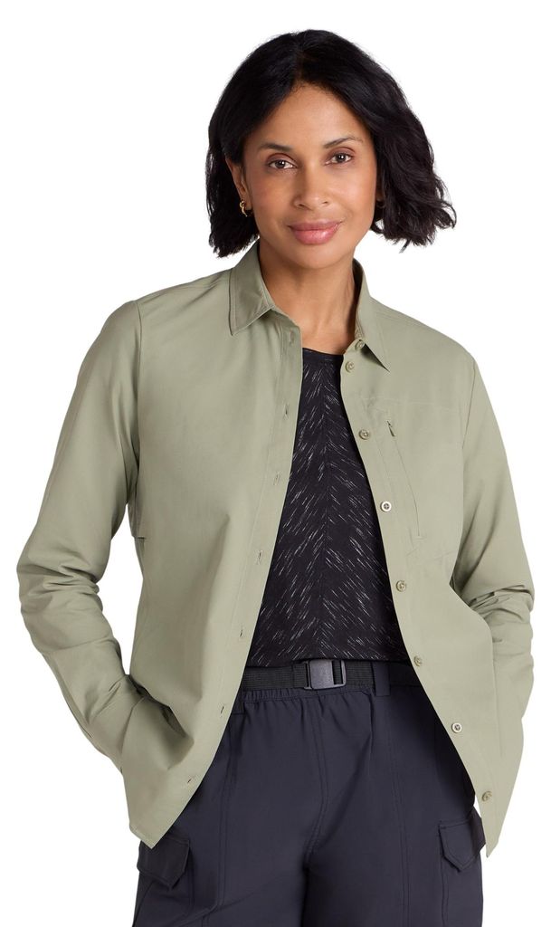 Mountain Warehouse - "Tahiti" Hemd für Damen, Schnell trocknend MW5129 (36 DE) (Khakigrün)