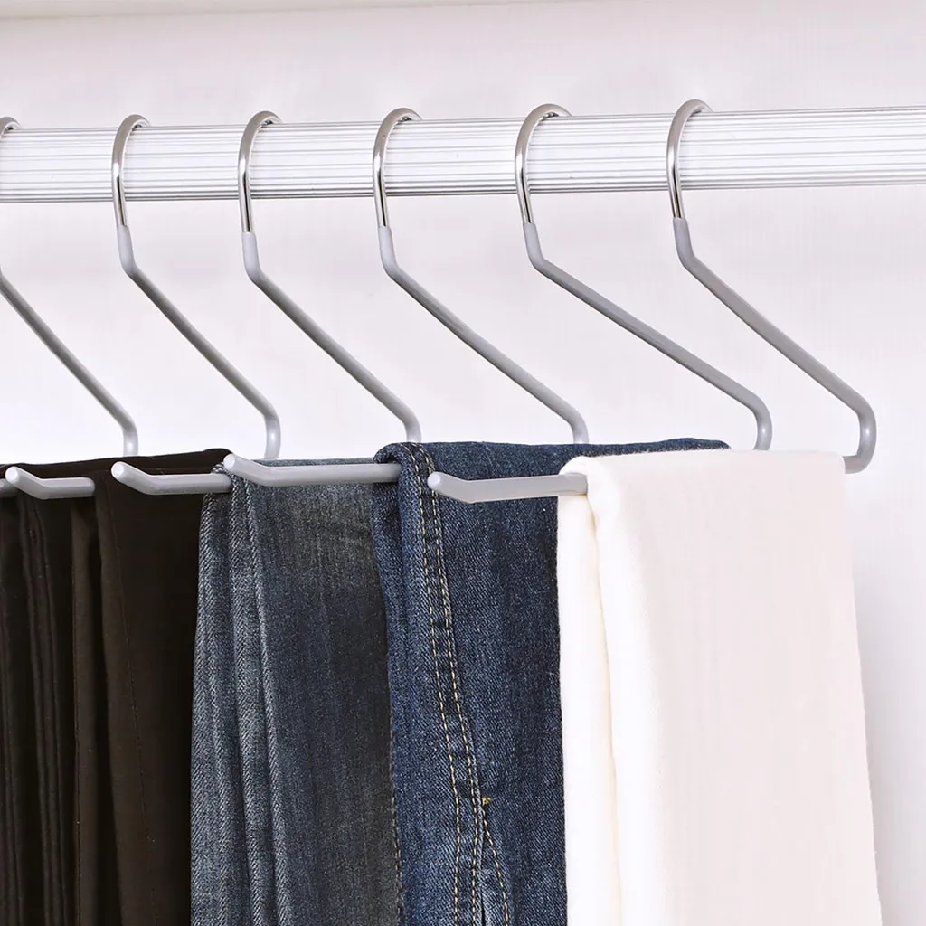 Kit Primo Arredo: 20 Appendiabiti Grigi Salvaspazio per Nuova Casa - 3