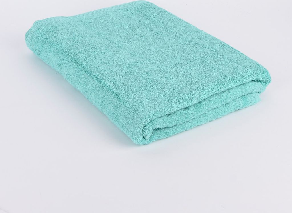 Premium-Frottee Handtuch 100% Baumwolle 580g/qm helltürkis Größe Saunatuch 100 x 150 cm