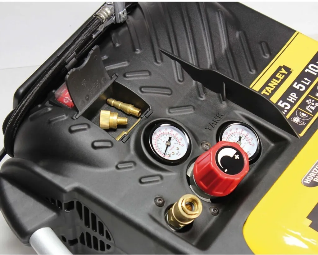 Compresseur sans huile Stanley 10 bar - Modèle DN 200/10/5 compact 5L - 4