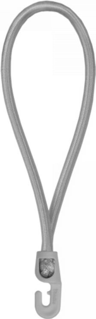 Spanngummi mit Haken in Grau 40 cm