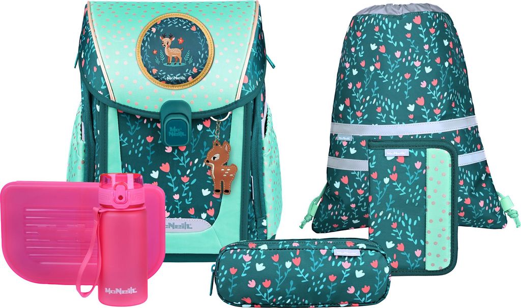 McNeill Schulranzen Primo Schoolbag Set 9-teilig Deary Produktbild 