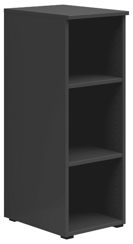 Modernes Standregal MULTISTAURAUM mit vielseitigem Stauraum, 30 cm breit, 83 cm hoch
