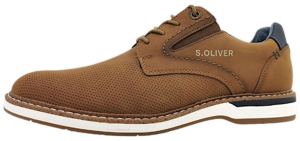 s.Oliver Chaussures à lacets pour hommes Marron Loisirs, Image du produit 