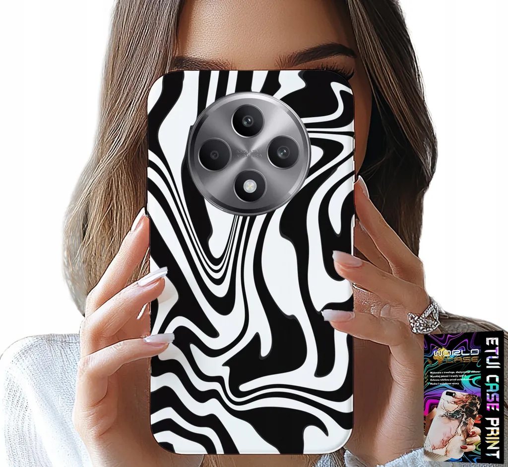 Cover Oppo Reno 12Fs 5G - Design Astratto + Vetro Protettivo Hart