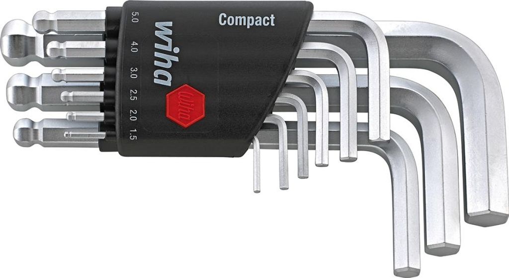 Winkelschraubendrehersatz 369 KH9 9-tlg.Compact-Halter SW Produktbild 