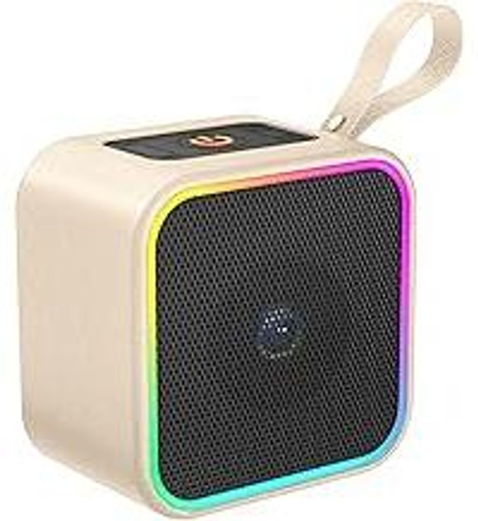 Bluetooth Lautsprecher mit HD-Sound, Musikbox Bluetooth 5.3 mit 10 Std. Laufzeit, Tragbar & Staubdicht Bluetooth Box USB C, RGB Licht Kompakte Boom...