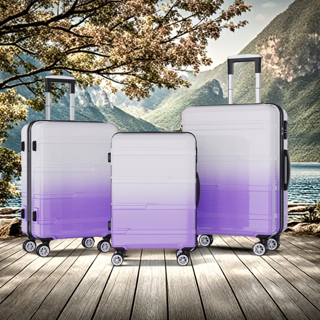 UnboxG Set 3 Valigie Trolley Rigide M-L-XL: Viaggia Senza Pensieri
