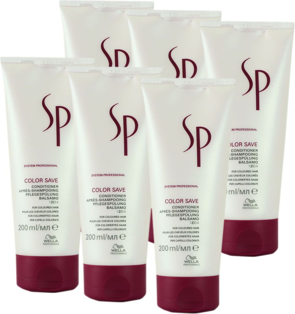 Wella SP Color Save 6 x 200 ml Conditioner Set Produktbild 