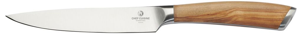 Chef Cuisine Allzweckmesser Edelstahl Olivenholz Modell Produktbild 