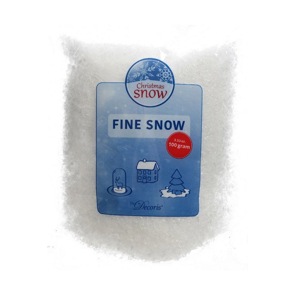 Kunstschnee Schneeflocken fein PE L.22cm B.15cm H.3cm weiß Produktbild 