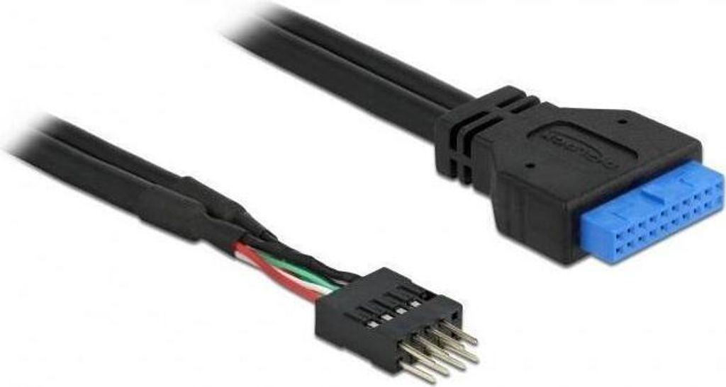USB 3.0 Pin Header Buchse auf USB 2.0 Pin Header Stecker 60cm
