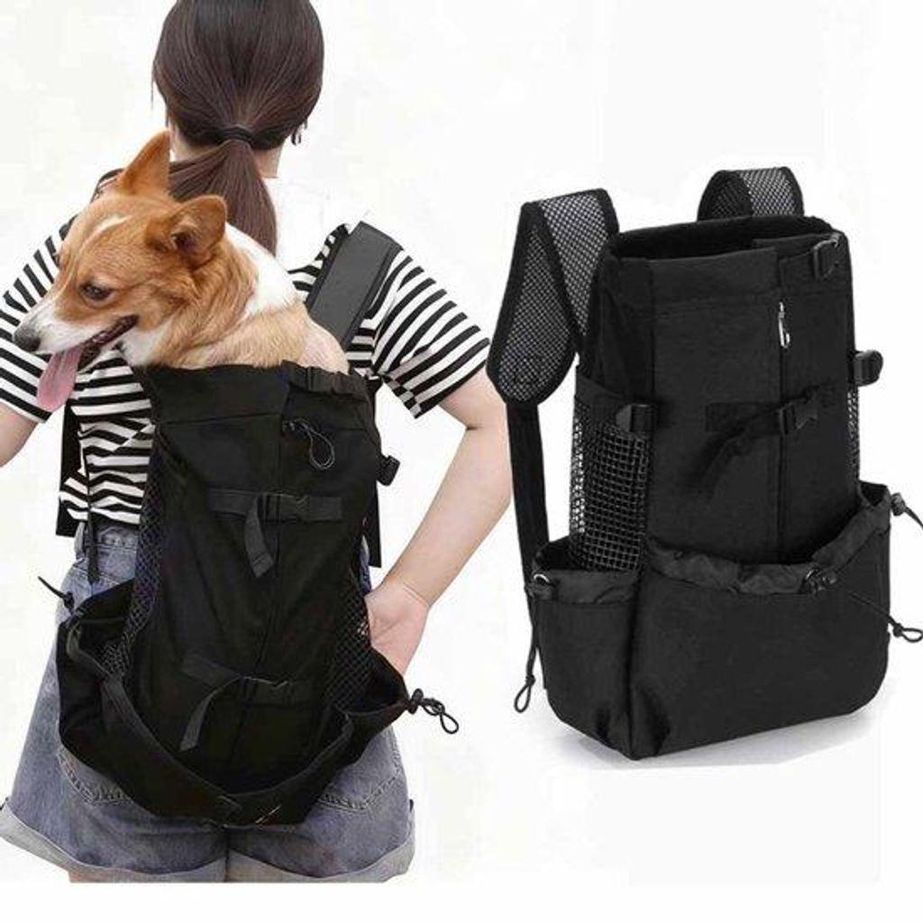 Tragbarer Haustier-Rucksack für Hunde und Katzen bis 20kg – Produktbild 