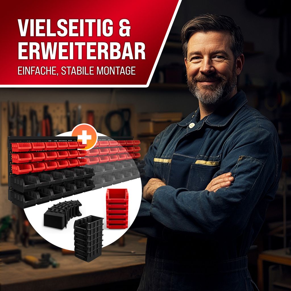 Organizér do dílny ORDERLINE s 30 boxy JR06 Obrázek produktu 8