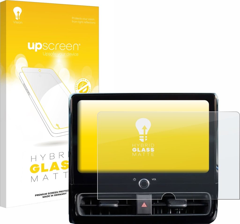 upscreen Entspiegelungs Schutzglas für Toyota Yaris 2024 Smart Connect 10.5" Schutzfolie Panzer Folie Glas Display Schutz matt