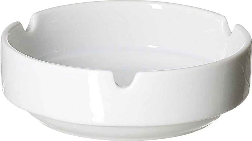 Ritzenhoff und Breker Bianco Aschenbecher rund weiß 10,5cm Produktbild 