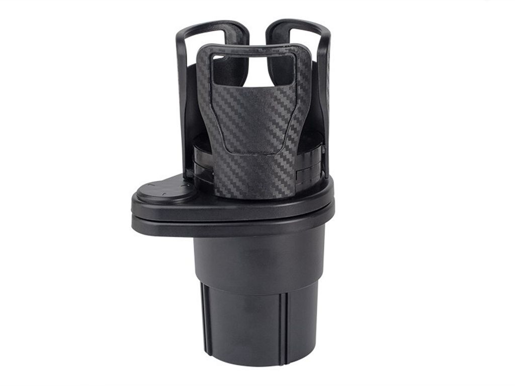 Klappbarer Getränkehalter für Konsolen.