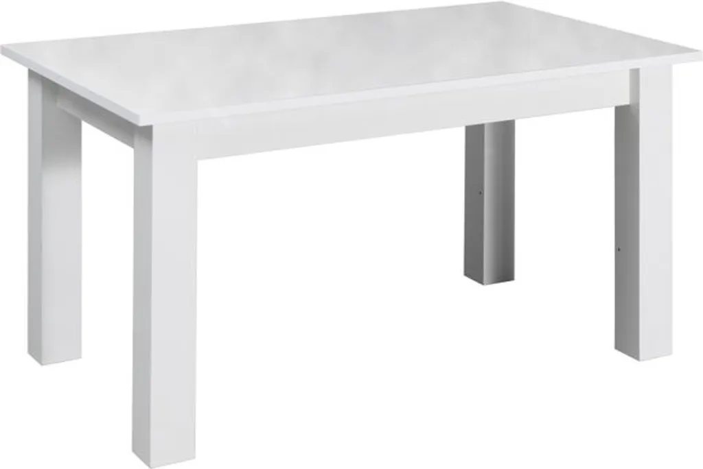 Table basse DASSEL 2 blanc brillant au design moderne pour votre salon