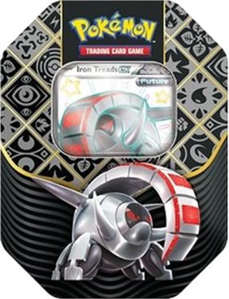 Coffret Pokémon Tin Iron Treads ex - Boîte de Collection Destins de Paldea