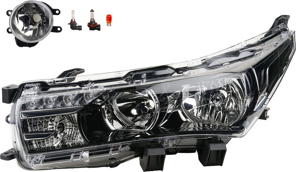 Johns, Scheinwerfer Osram Night Breaker Laser passend für Toyota Corolla E18 Li Nebel 8117002E71 8117002E70 8122002110 B000978180