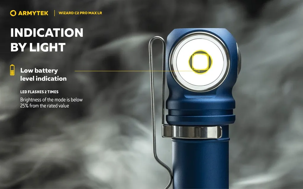 Éclairage Puissant Wizard C2 Pro Max LR Armytek pour Vision Nocturne - 13