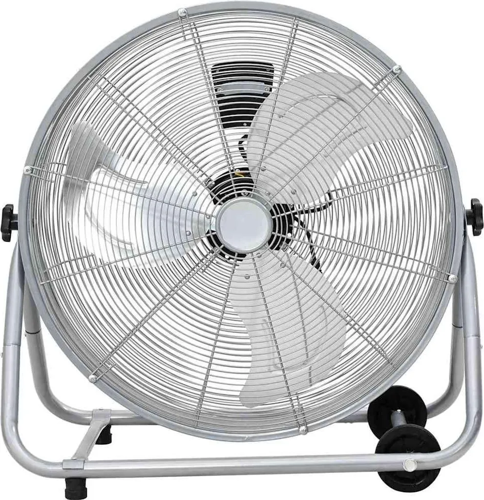 Brasseur d'air industriel à tambour 73 cm avec roues pour grand atelier