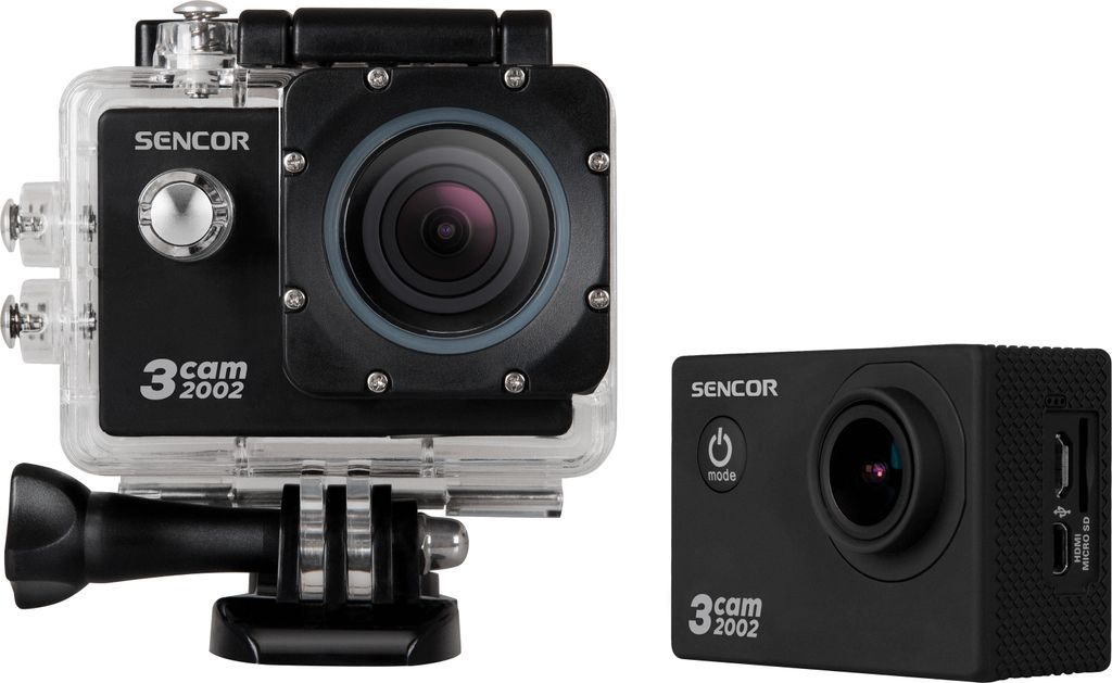 SENCOR 3CAM 2002 Akční kamera, 2" TFT displej, vodotěsnost Obrázek produktu 