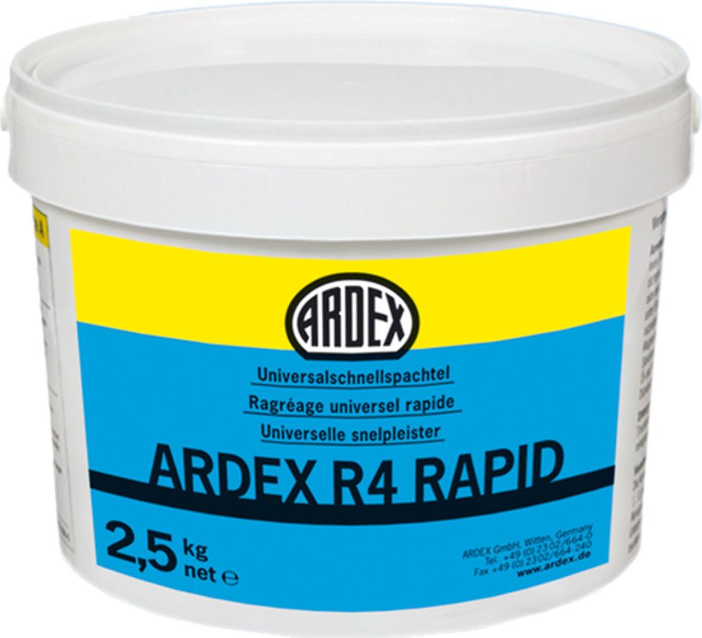 ARDEX R 4 RAPID Universal Schnellspachtel 2,5kg Produktbild 