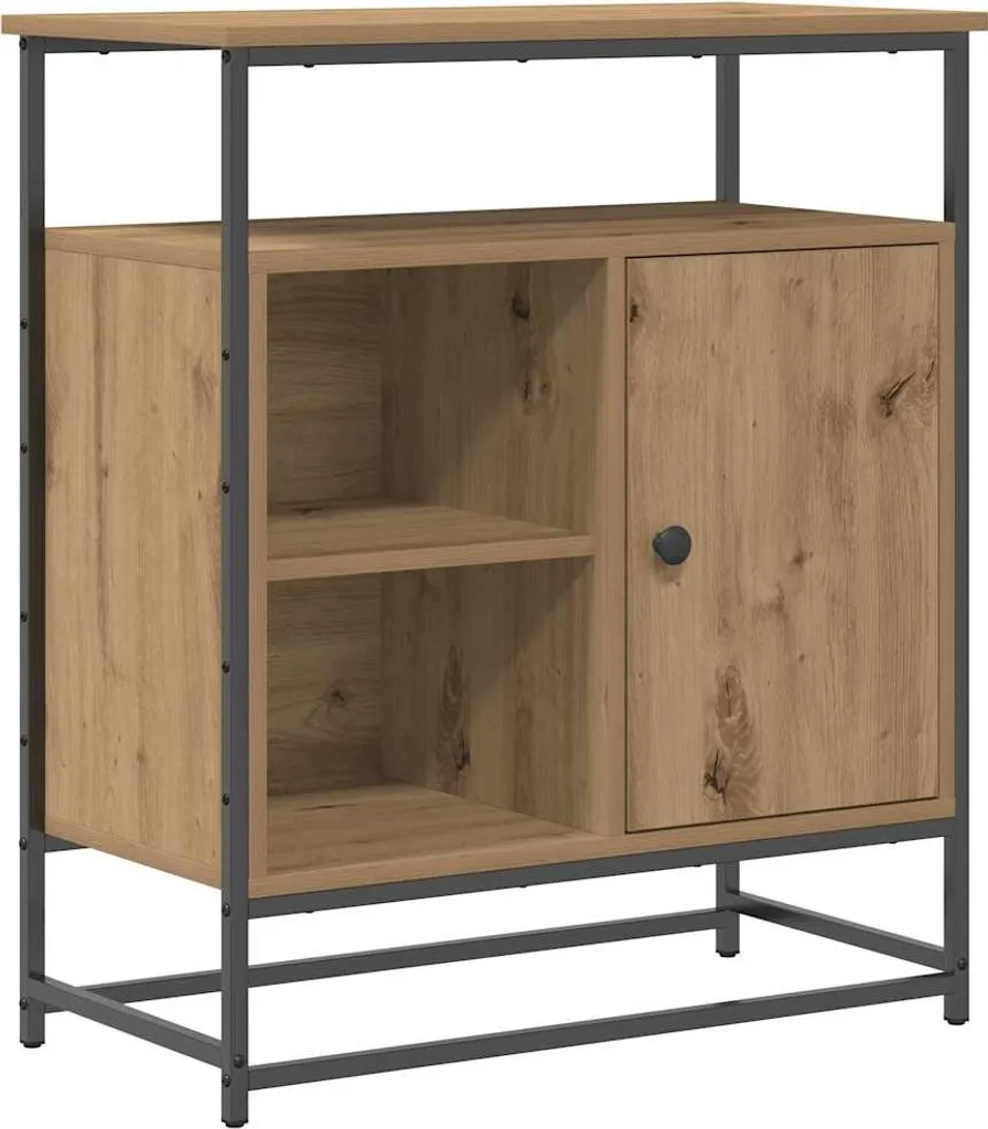SYFAX™ Credenza Rovere artigianale 69 x 35 x 80 cm Legno multistrato