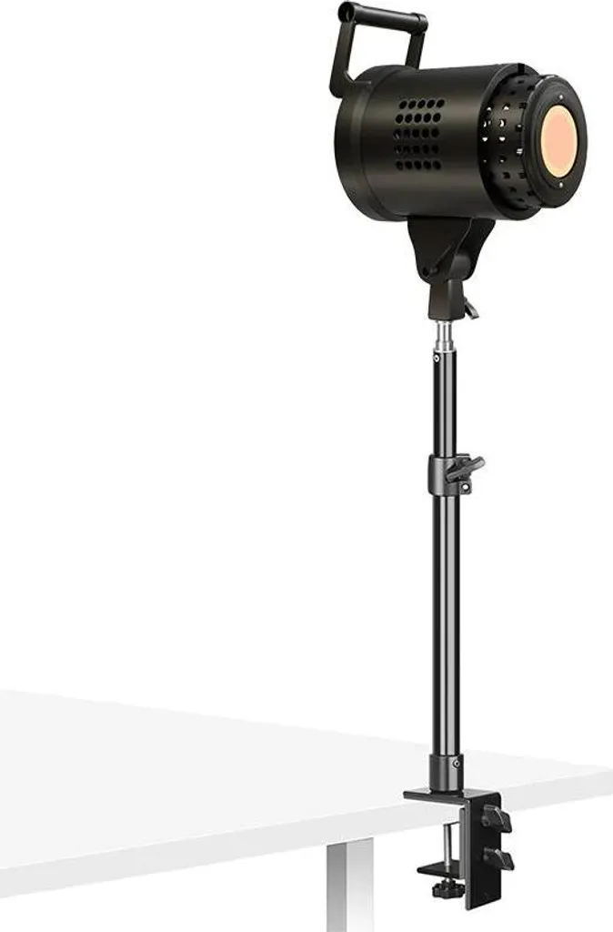 Fotografia COB Video Luce, luminosità dimmerabile, temperatura colore regolabile, supporto da tavolo