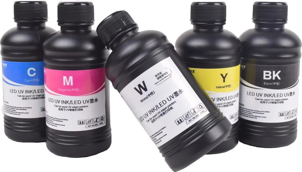 UV neutrální inkoust, 250ML, kompatibilní s UV plochými Obrázek produktu 