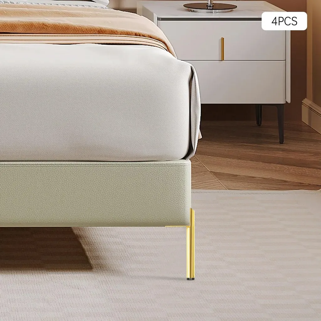 Pieds de Meuble 15 cm Or - Finis les Rayures et le Mobilier Instable