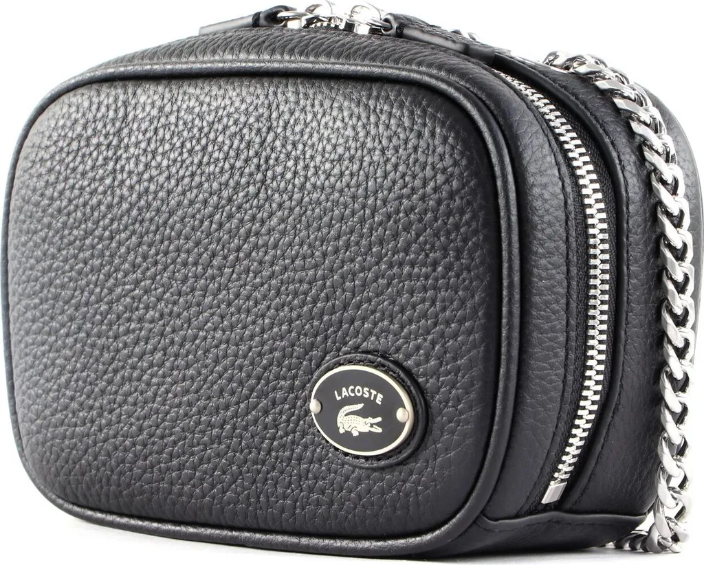 Sac carré Lacoste noir : la solution pour ranger vos essentiels - 2