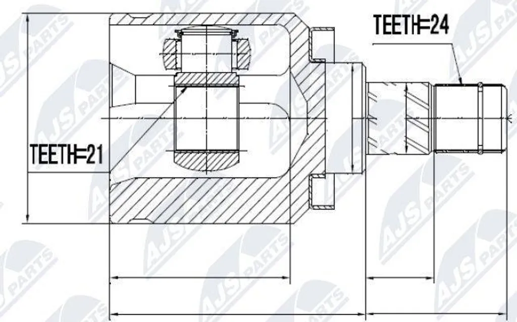 Soufflet de cardan pour Nissan Almera - Kit joints NTY OE 39205BM525 Pro