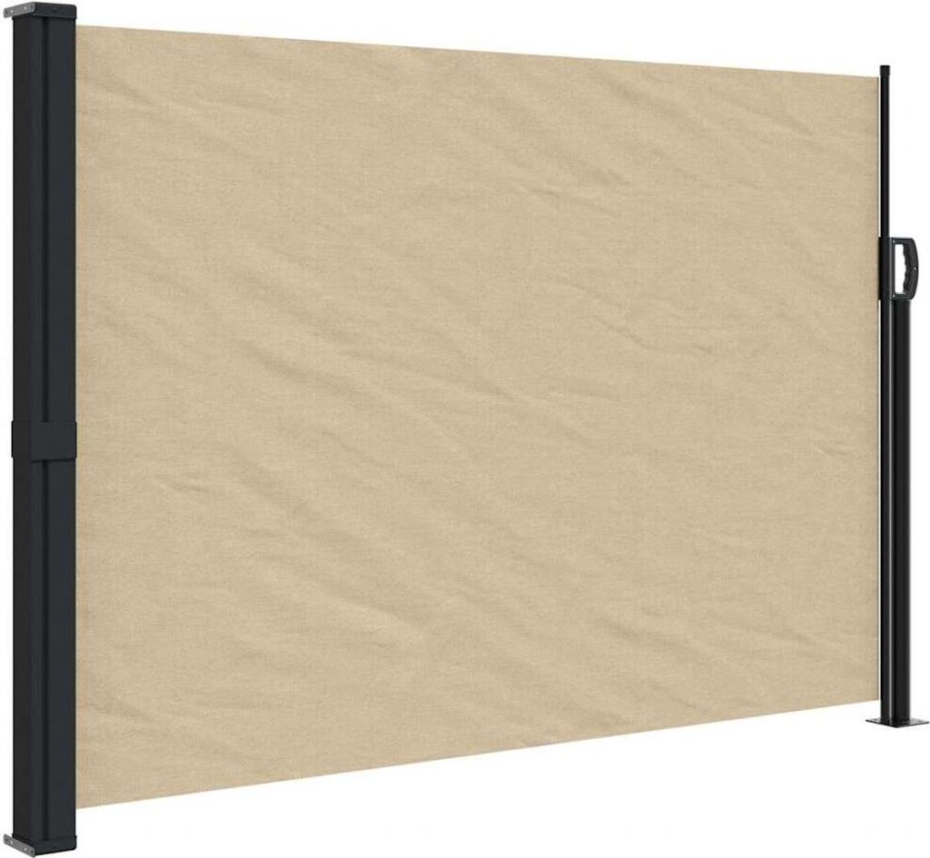 vidaXL Seitenmarkise Ausziehbar Beige 140x300 cm