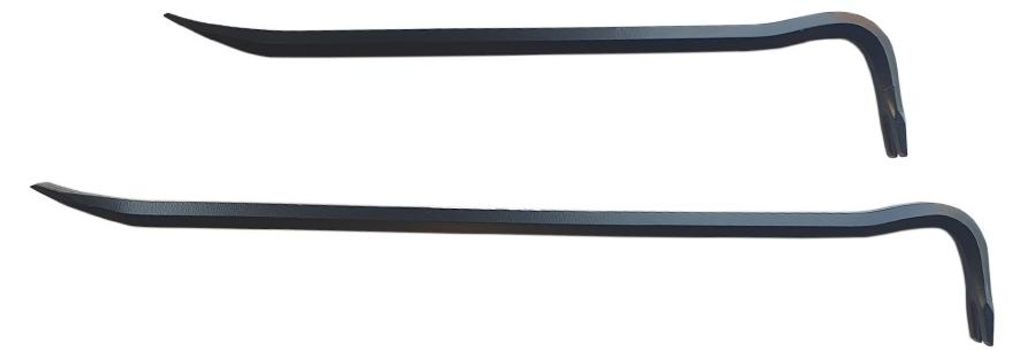 Brecheisen Brechstange Montiereisen 450/600mm Nagelzieher VaGo 2 tlg Set