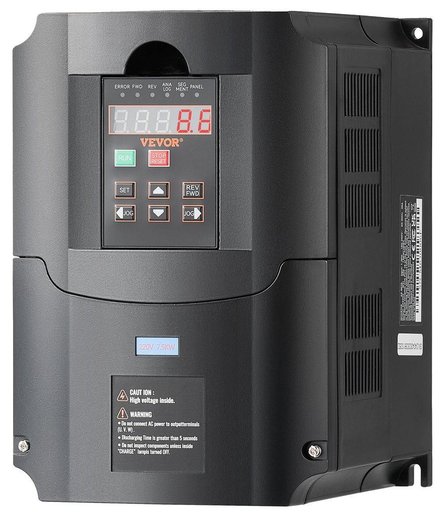 Inverter VEVOR VFD 10 CV, 7,5 kW, 35 A, ingresso 220 V Immagine del prodotto 