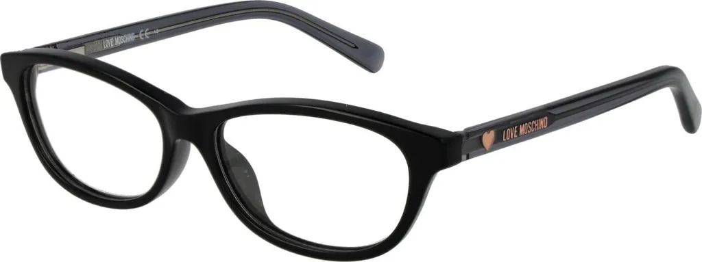 Montatura Love Moschino MOL544/TN 807 Taglia 49 - Look Total Black