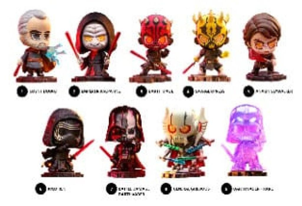 Star Wars Cosbi Minifigure Dark Side - Confezione a Immagine del prodotto 
