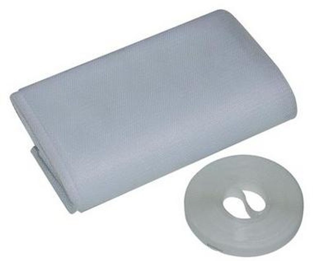 Sada okenní síť 150x130cm bílá suchý zip 5.6m 40050 Obrázek produktu 