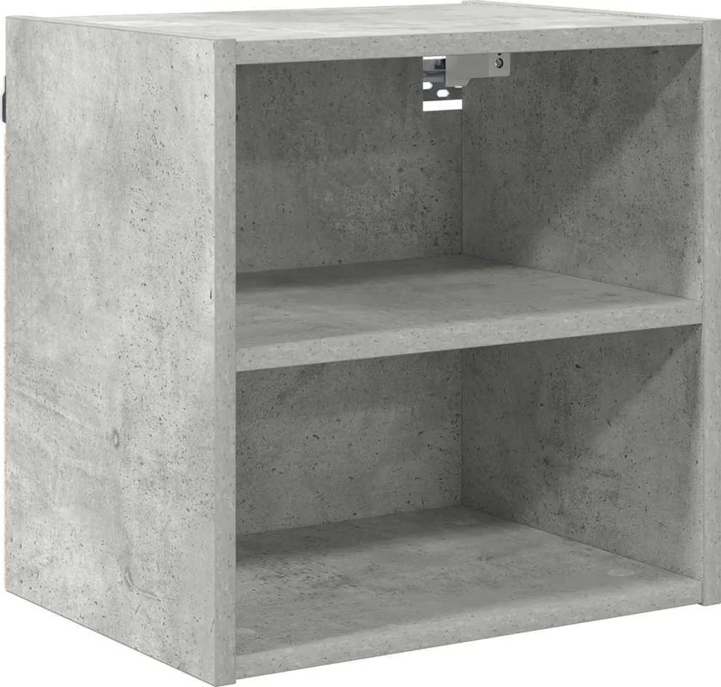 Mobiletto Pensile Riga 40x29,5x40 cm Grigio Cemento vidaXL